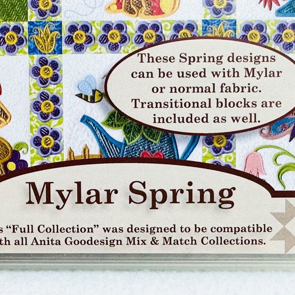 Anita Goodesign Mix & Match Mylar Spring CD - New/Sealed - Picture 2 of 9